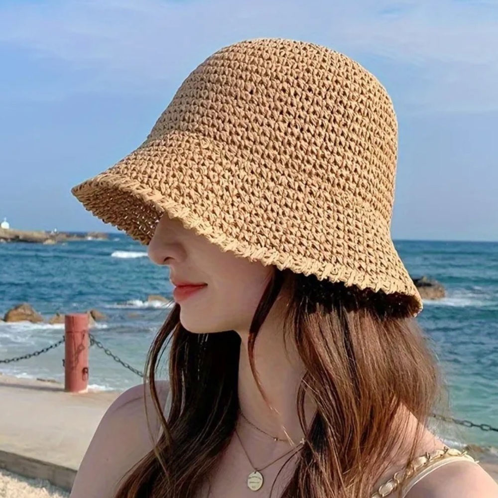 Raffia Tan Hat